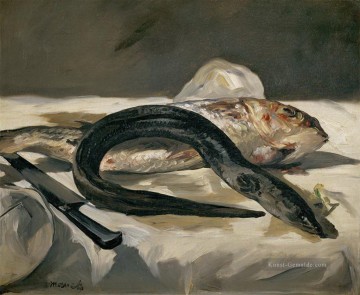 Aal und Rotbarbe Eduard Manet Ölgemälde